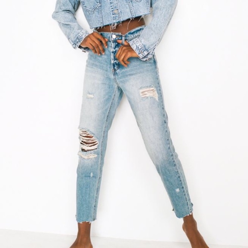 BDG Slim Fit Distressed Jeans